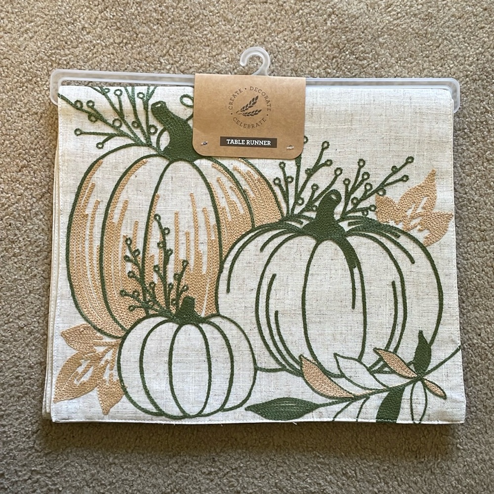 Create Decorate Celebrate Harvest Table Runner - 14” x 70”